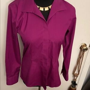 Chico's Fuchsia Button Down Shirt